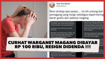 Viral Curhat Warganet Magang di Start Up Dibayar Rp 100 Ribu, Resign Didenda Rp 500 Ribu