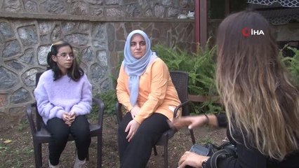 Rıza Bey apartmanından sağ kurtarılan anne-kız o günü anlattı