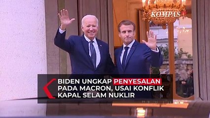 Joe Biden Ungkap Penyesalan Pada Macron, Usai Konflik Kapal Selam Nuklir