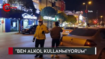 "Ben alkol kullanmam" dedi, 1.09 promil alkollü çıktı