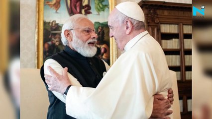 PM Modi meets Pope Francis at Vatican