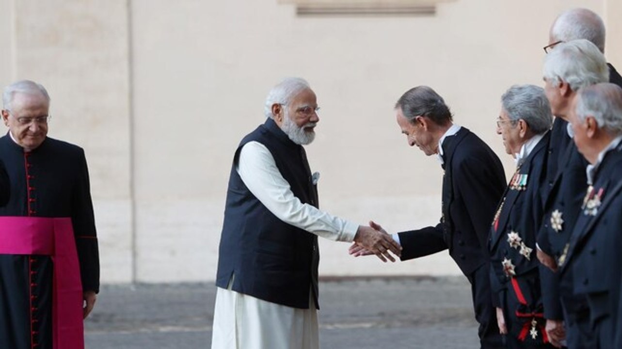 PM Modi arrives in Vatican City to meet Pope Francis ahead of G20 Summit