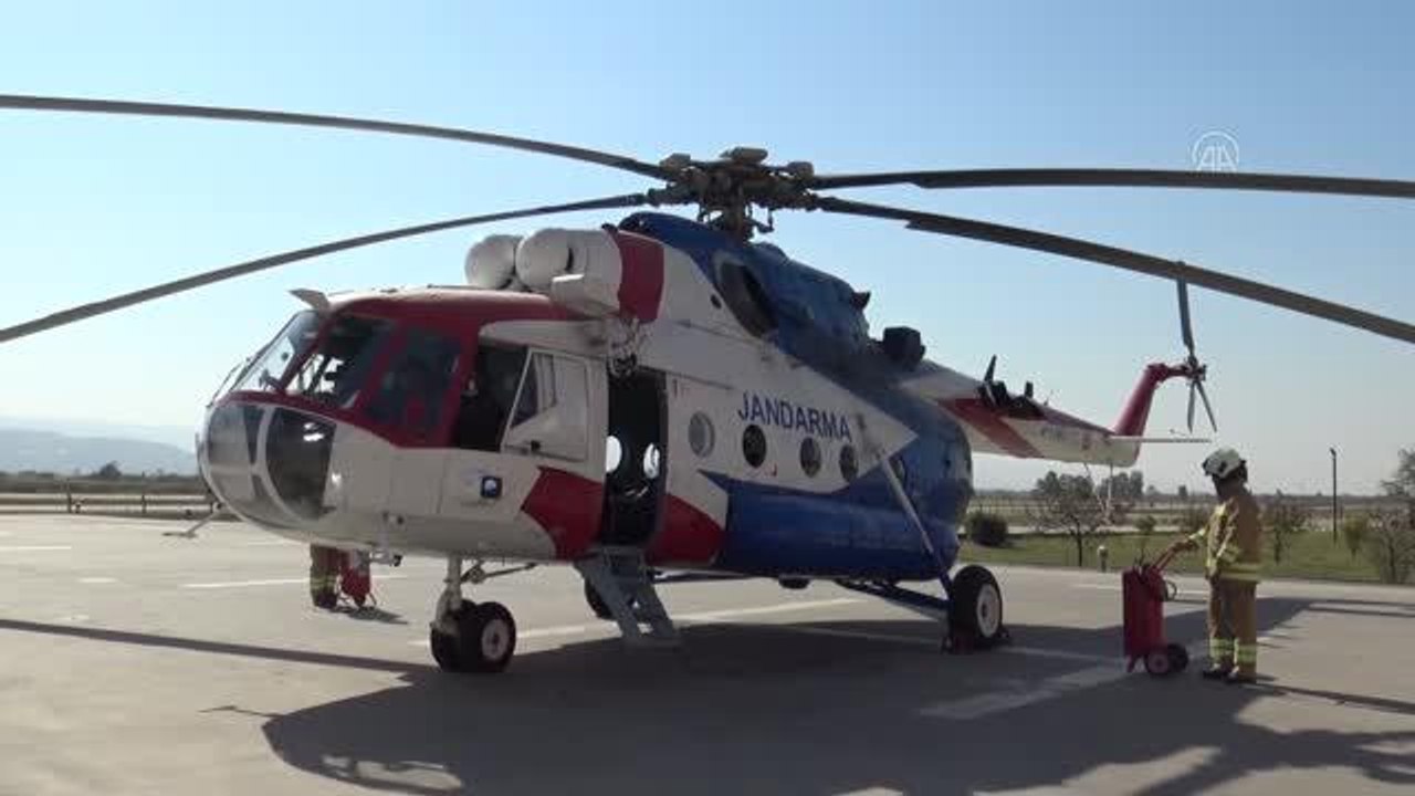 Son dakika: Jandarma ve polisten helikopter des...