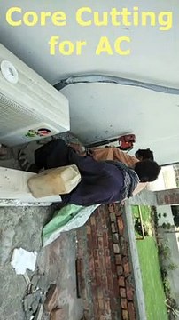 Core Cutting for AC || YouTube Shorts || Construction Video || Civil Engineering || civil engineering,civil engineering Tutorials,civil engineering jobs,quantity survey course,autocad 3d,autocad,autocad tutorial,building construction,building design,estim