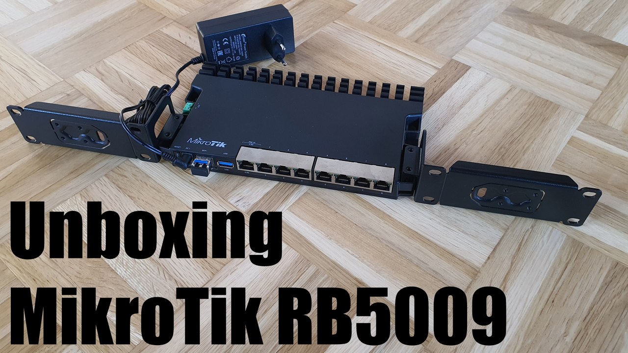 Unboxing: mikrotik rb5009 [de | 4k]