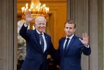 Denizaltı krizi çözülse de gerginlik sürüyor! Biden ve Macron'dan G20'de tokalaşma düellosu