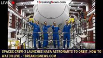 SpaceX Crew-3 launches NASA astronauts to orbit: How to watch live - 1BREAKINGNEWS.COM