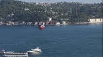 İstanbul Boğazı’nda gemi arızası: Yürekler ağza geldi