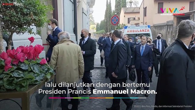 Momen Jokowi Ketemu Presiden Prancis dan PM Australia