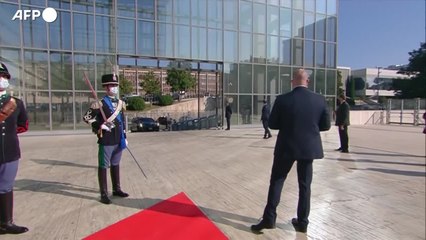 G20, Biden arriva alla Nuvola a bordo di The Beast: l'accoglienza di Draghi