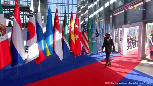Hadir di KTT G20, Jokowi Langsung Disambut PM Italia