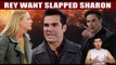 CBS Y&R Spoilers Shock Sharon deserves a slap from Rey for betraying him and protecting Adam