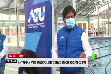 La Victoria: ATU entregó complejo deportivo en cerro San Cosme