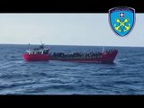 Akdeniz’de gece yarısı kurtarılan kuru yük gemisindeki 400 göçmen İstanköy’e gönderiliyor
