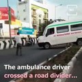 Ambulance Driver Crosses Road Driver, Saves Accident Victim’s Life