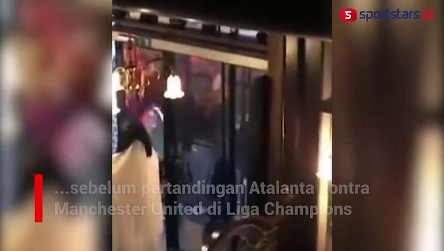 Suporter Man United Kocar-kacir Diserang Ultras Atalanta di Bergamo