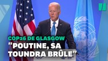 Joe Biden s'en prend à Poutine et Xi Jinping pour leur absence à la Cop26