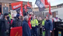 Glasgow City Council refuse workers get the party started while on strike