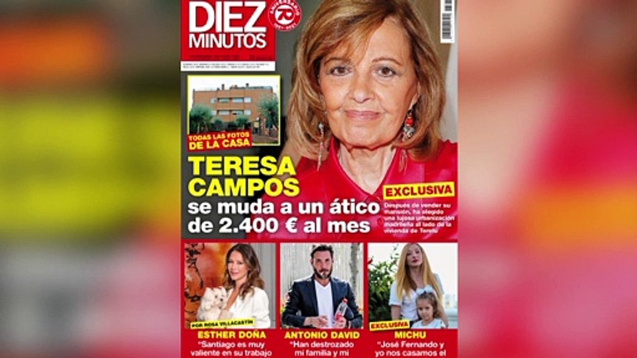 Primeras imágenes de Teresa Campos en su nueva casa