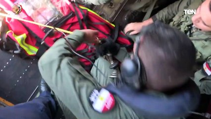 مركز البحث والإنقاذ الرئيسى للقوات المسلحة ينفذ التجربة (مصر-7) لمحاكاة إنقاذ عبارة غارقة__