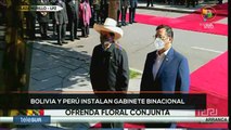 teleSUR Noticias 11:30 30-10: Bolivia y Perú instalan Gabinete Binacional