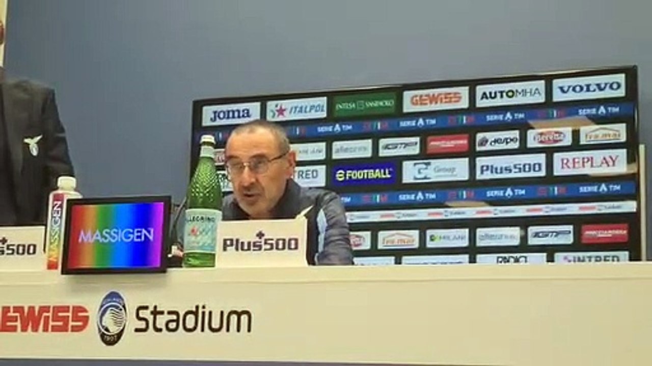 ATALANTA - LAZIO | CONFERENZA STAMPA SARRI | 2-2