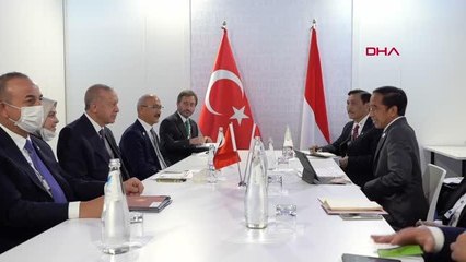 Cumhurbaşkanı Erdoğan, Endonezyalı mevkidaşı ile görüştü