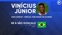La fiche technique de Vinícius Júnior