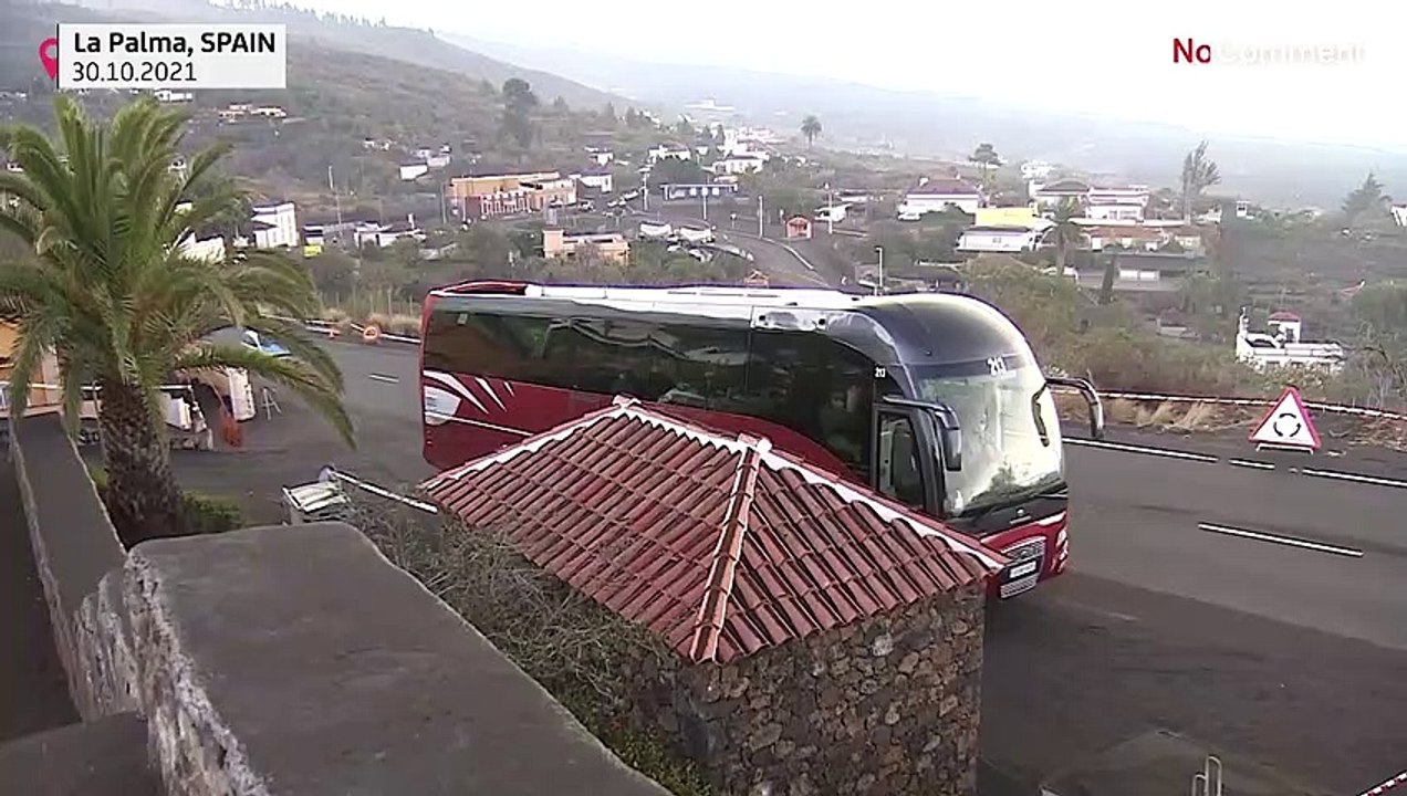 Tourists visit La Palma to see the volcano during long holiday weekend in Spain
