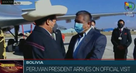 FTS 12:30 30-10: President of Peru in Bolivia to strengthen bilateral relations