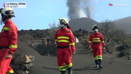 El volcán de La Palma mantiene toda su fuerza tras 40 días de erupción