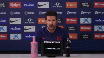 Simeone: "Estamos atravesando un momento de dificultad"