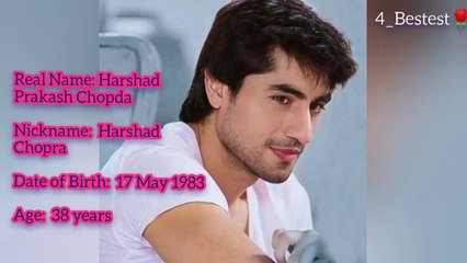 Harshad Chopra-Biography (Aditiya Hooda) Life Style | number, Age, Family, Wife, Salary, Tv Shows|