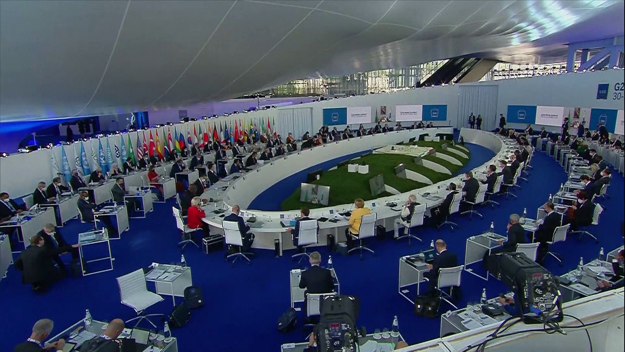 El G20 refrenda el impuesto mínimo global en vísperas del inicio de la COP26