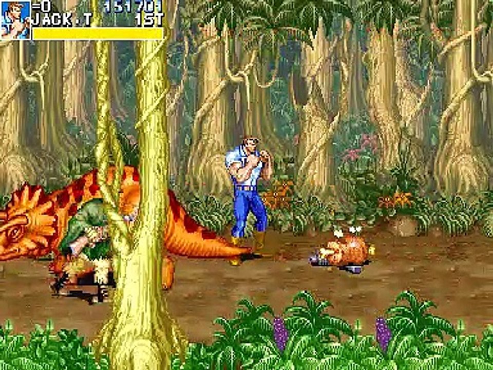 Cadillacs and Dinosaurs online multiplayer - arcade