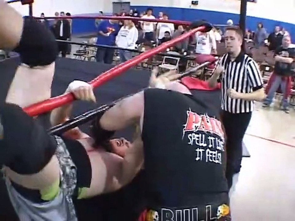 2006.10.21 Necro Butcher & Toby Klein vs. Bull Pain & Mitch Page - IWA-MS 10th Anniversary Show - Night 3 (Anything Goes Match)