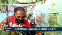 Keren! Warga Binaan Lapas Kelas II Blitar Olah Koran Bekas jadi Kerajinan Miniatur