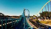 Wave Breaker Roller Coaster (Sea World San Antonio Theme Park - Texas) - 4K Roller Coaster POV Video