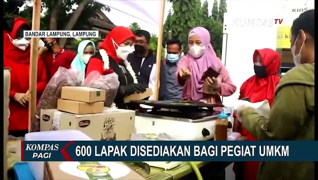 Wali Kota Bandar Lampung Resmikan Taman UMKM di Kawasan Monumen Patung Soekarno