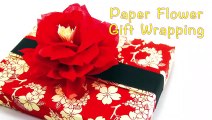 Chic Gift Wrapping with Beautiful Paper Flower