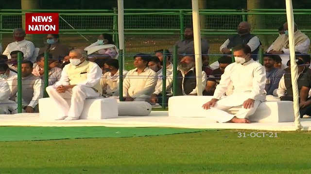 Rahul Gandhi pays tribute to Indira Gandhi on her death anniversary