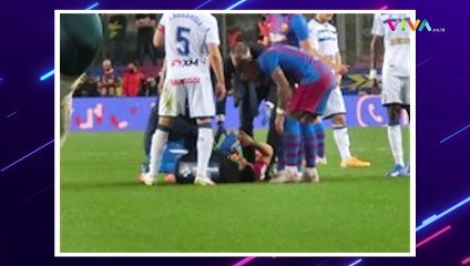 Aguero Dilarikan ke Rumah Sakit, Ambruk di Tengah Laga