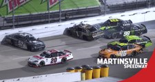 Late multi-car pileup for the Xfinity Series at Martinsville