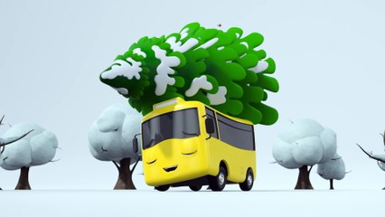 Buster's First Snowy Christmas - Go Buster the Yellow Bus | Nursery Rhymes & Cartoons | LBB Kids