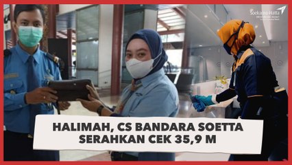 Halimah, Cleaning Service Bandara Soetta Serahkan Dompet Berisi Cek Rp 35,9 Miliar