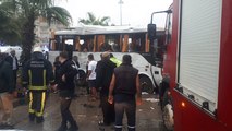 Midibüs takla attı: 2'si çocuk 8 Rus turist yaralandı