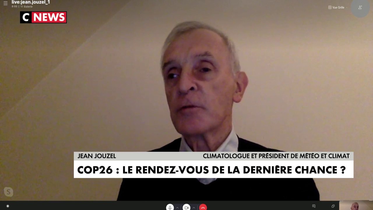 Réchauffement climatique : "La Cop26 sert à avancer un peu, à petits pas (...) les nouveaux engagements sont loin de ce qu'il faudrait pour que nous soyons sur une trajectoire compatible avec l'accord de Paris", estime le climatologue Jean Jouzel