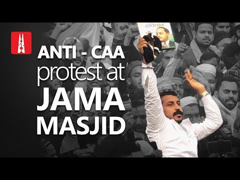 When thousands of people gathered at Old Delhi’s Jama Masjid to protest