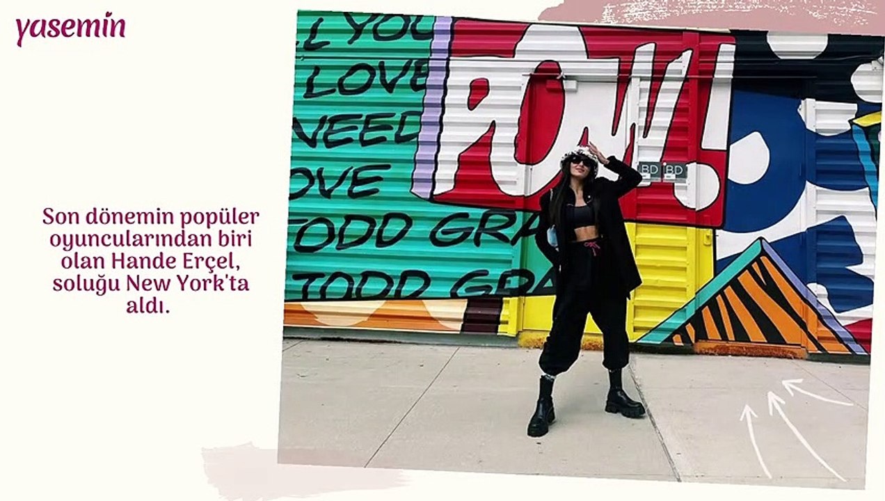 Hande Erçel, eğitim için New York'ta!