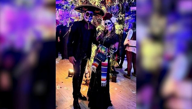 Paula Echevarría y Miguel Torres disfruta de una fiesta de Halloween
